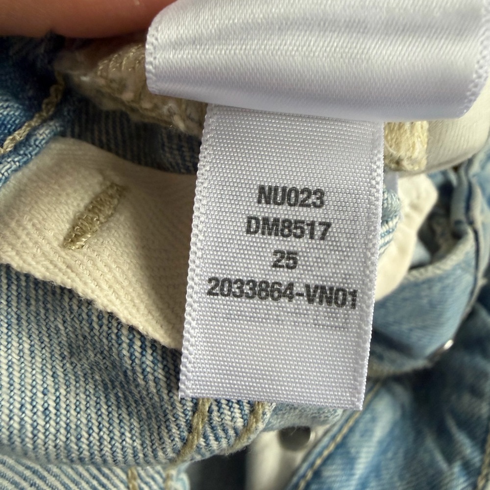 Madewell The Darted Barrel-Leg Jean NU023 Size 25 - Picture 16 of 16